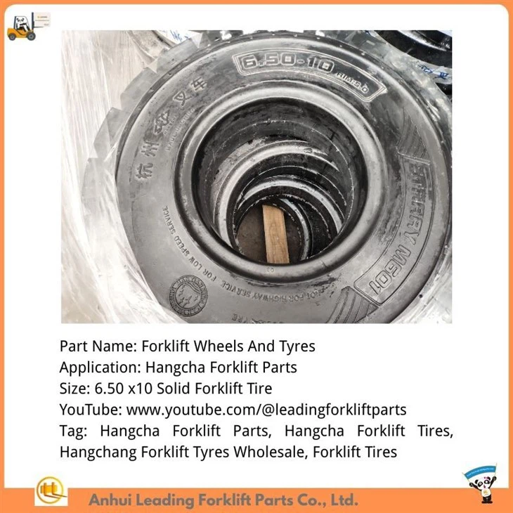 6.50 x10 solid forklift tire