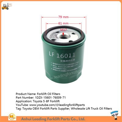 Ölfilter für Toyota Gabelstapler